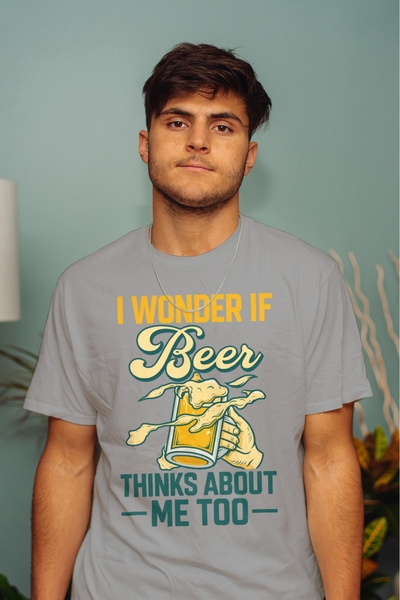 MVRDAR Unisex 100% cotton T-shirt with Oktoberfest, beer and alcohol motifs