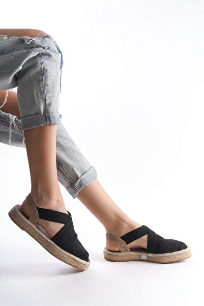 HERA SHOES Rosa Women's Black Espadrille Shoes