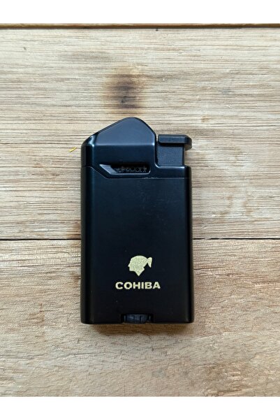 COHİBA Puro Çakmağı Flat Perde Pürmüz Alev Çok şık renkte Asfalt dokulu