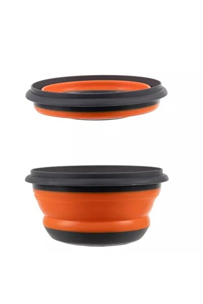 KESNUP Set of 3 collapsible bowls with lid, non-toxic, silicone