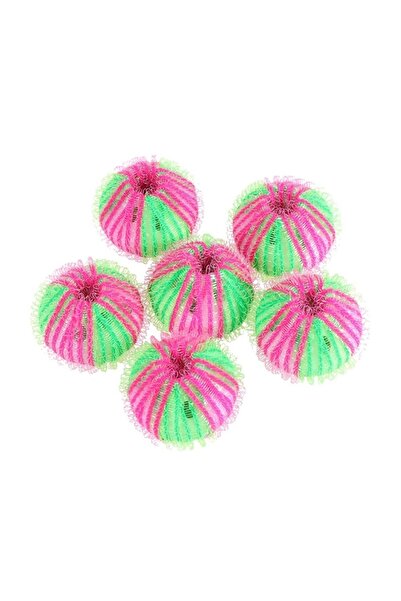 KESNUP Set of 6 lint balls Green Pink