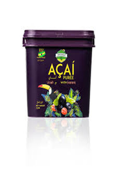 Acaia عصير الأساي مع الغوارانا 3.2 كجم دلو × 4