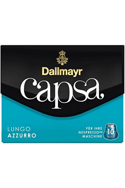 Dallmayr Capsule Cafea Capsa Lungo Azzurro, compatibile Nespresso, 10 caps, 5...