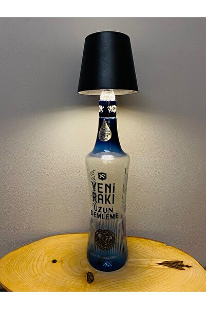 ArtisticDesigns Kablosuz Şişe Lambası- Masa Işığı Dokunmatik ve Kontrol Sarj ...