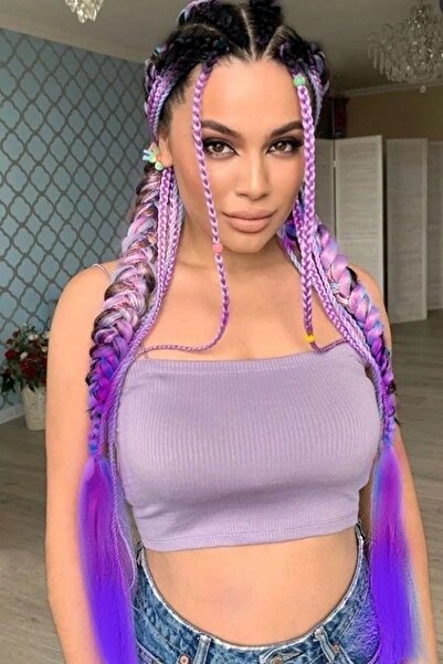 misotrend شعر صناعي أسود ثلاثي الألوان من نوع أومبيري أفريقي مجدول على شكل صن...