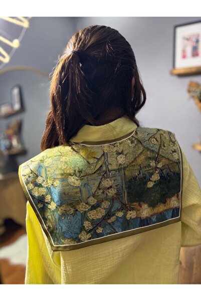 MODAGK Imported Vintage Shawl Collar Scarf - Collar