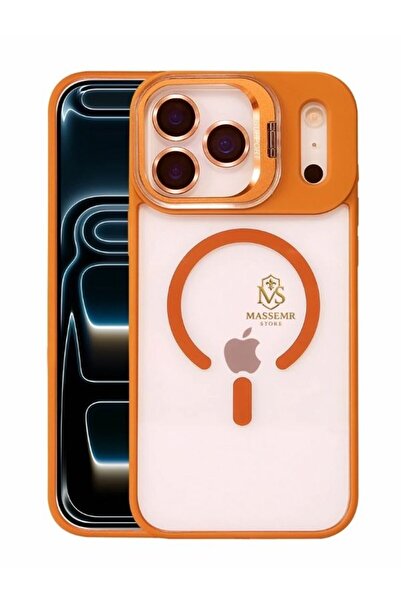 Massemr حافظة فاخرة ممتصة للصدمات لهاتف Apple iPhone 17 Pro مع حامل Magsafe و...