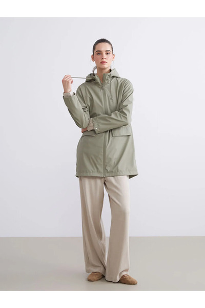 LC Waikiki Lcw Vision Hooded Women's Raincoat