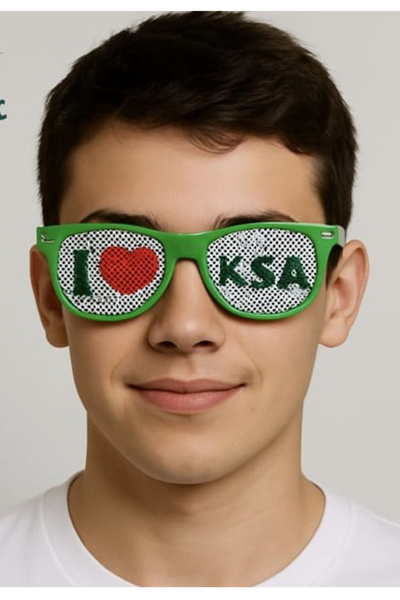 Generic Sunglasses for Saudi National Day with Print on Outer Surface of Glass