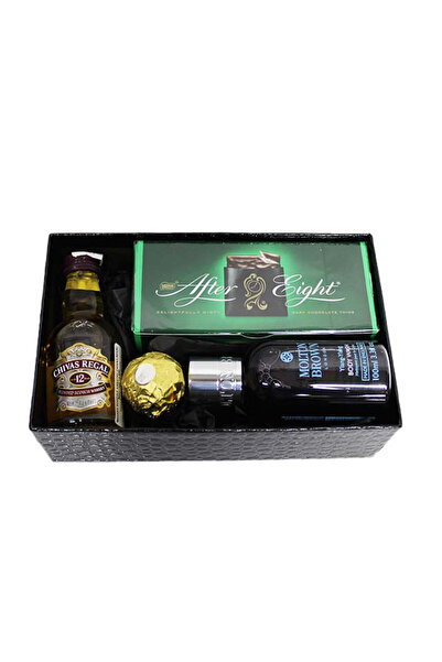 velve Πακέτο GiftDay για άνδρες, ένα μπουκάλι Chivas Regal 12 YO, αφρόλουτρο, σοκολάτες After Eight