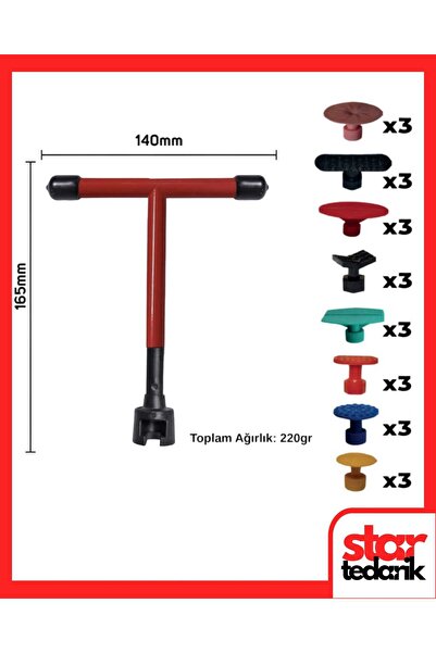 STAR PDR Boyasiz Gocuk Düzeltme Seti Cektirme Kolu ve Uç Takımı | 25 Parça