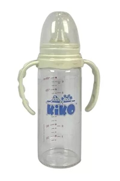 Kiko كيكو ميلانو زجاجة رضاعة زجاجية بسعة 180 مل