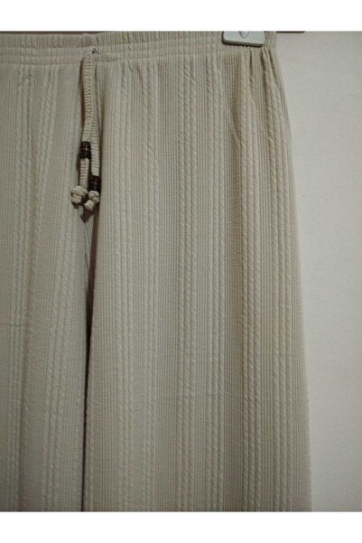 anne moda ankara Winter, Soft Texture, High Waist, Embossed Texture, Solid Color, Comfortable Fit, Knitwear Pants