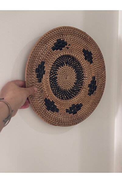 VERSA Rattan Duvar Tabağı 30 cm-çok Amaçlı bohem duvar Aksesuar