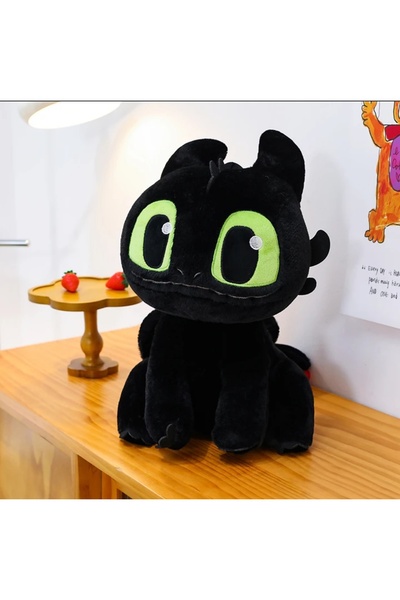NB market Fury of the Night Toothless Plush Toy 35cm Furry Cute Dragon How to Train Your Dragon Toy