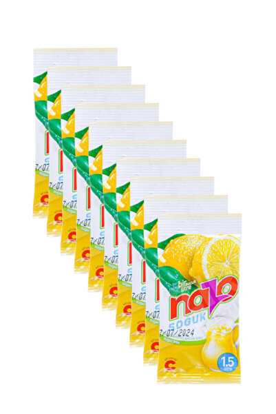 NAZO Toz İçecek Limon 9 gr X 10 Adet