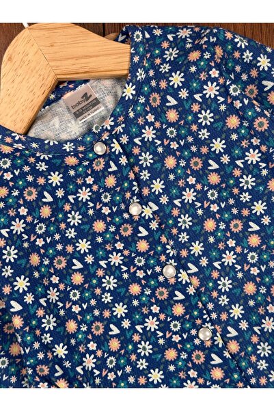 Kids Kingdom Cotton Floral Pattern Long Sleeve Baby Girl Romper