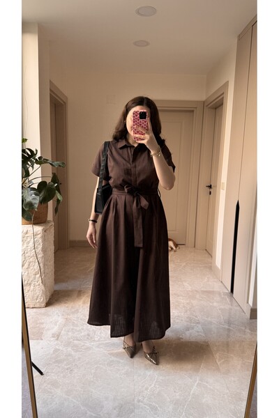 Zilolafashionhouse Linen Maxi Dress