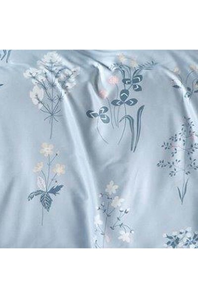 Ferrucci Frochi Light Blue Multicolor Print Duvet Cover Set Twin, Double, 4 Piece Set