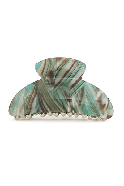 cityvision Green Marble Patterned 7 cm Bone Clasp - Stylish and Durable