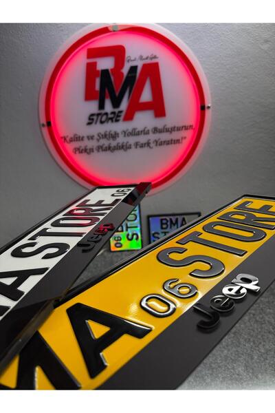 BMASTORE06 JEEP MAT MODEL PLEKSİ PLAKALIK