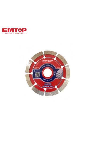 EMTOP 4.5" x 22.2mm Dry Marble Cutting Disc | Professional Performance & High Durability