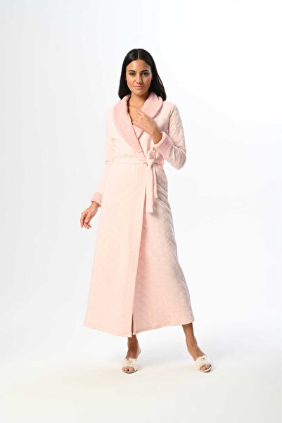 Lohusa Homewear شال نسائي من الصوف الجاكار مع ياقة، سميك للشتاء، تصميم خاص لل...