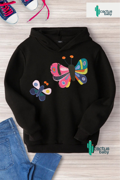 CACTUS COLLECTION Суитшърт с качулка Детски суитшърт с качулка 3-слоен памук