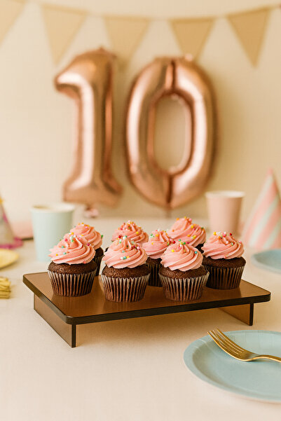 Pleksi Marketi PLEKSİ RETRO RENK SUNUM TABAK 20X30CM Y:5CM