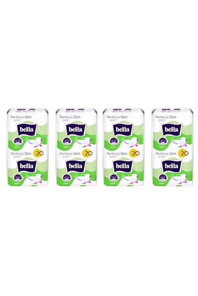 Bella Set 4 x Absorbante 20 buc Perfecta Ultra Green