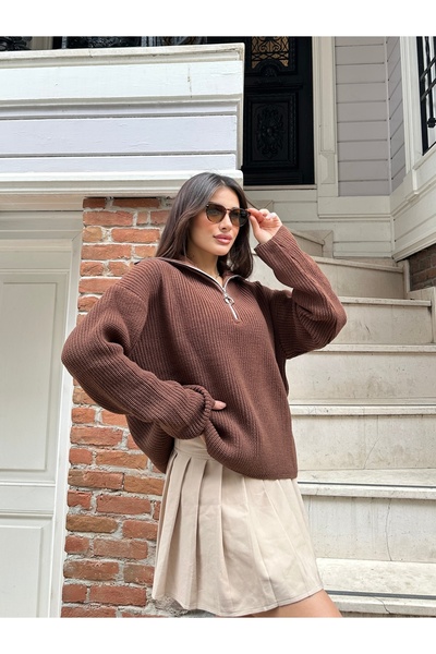 ikomteks Pletený svetr na zip