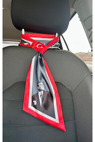 EMAYS DESIGN Special Design Scarf with Atatürk Portrait and Signature – Cloth...