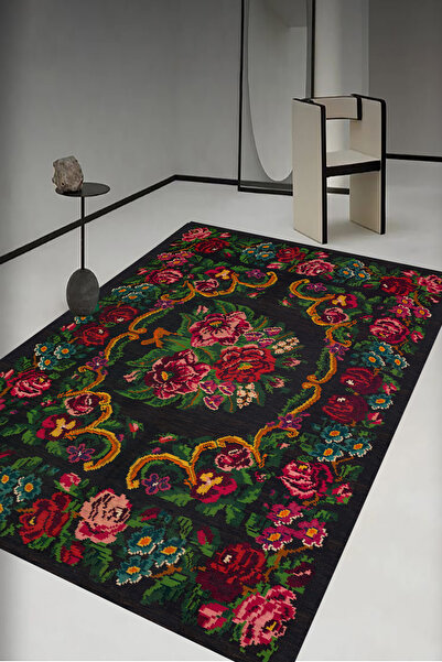 AOKİ Karabağ Deseni Vintage Dot Taban Halı