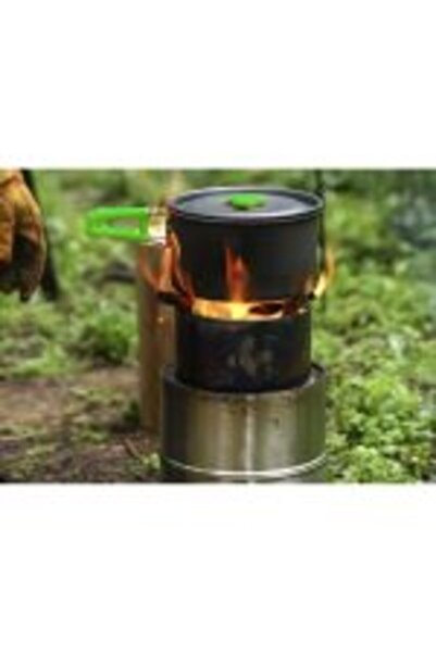 KESNUP Σετ αξεσουάρ μαγειρέματος για κάμπινγκ, ανοξείδωτο ατσάλι, ανθεκτικό, μαύρο -