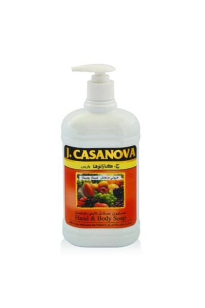j.casanova J. Casanova 500ml Fruit Liquid Soap for Hands and Bath