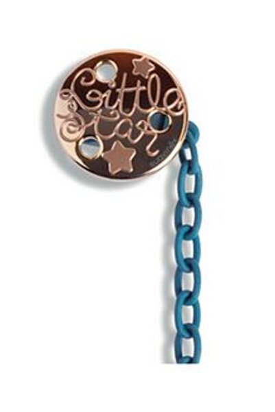 Suavinex سلسلة لهاية ليتل ستار الفاخرة - مشبك آمن وطبعة أنيقة للأطفال من عمر ...