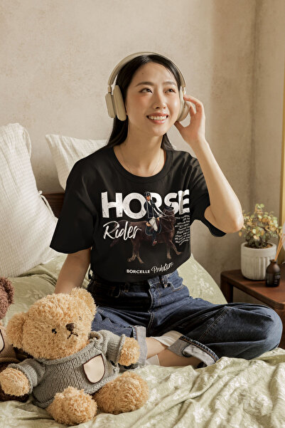 Bigonya Horse, Racing Horse Printed Unisex T-Shirt, Cotton Comfortable Fit