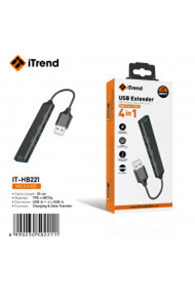 itrend HUB USB 4 PORTURI HB 221 USB 3.0 USB 2.0