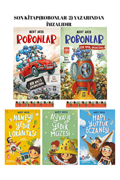 Timaş Çocuk Robonlar 1-2 Bir Hayal Operasyonu(İMZALI), Naneyi Yedik Lokantası...