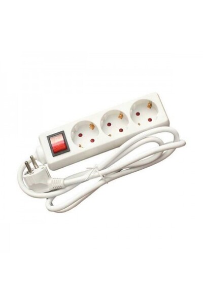 Poro Online Power Strip with 3 Sockets, 3 Meters