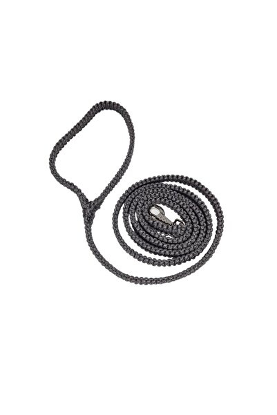 moonparacord Dog Walking Rope Gray Color White Stripe 205 cm