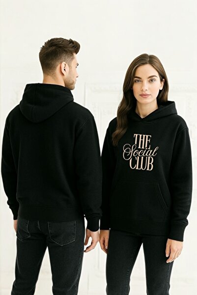 ArtYus The Social Club Colorful cu imprimeu cu glugă Swea tricou