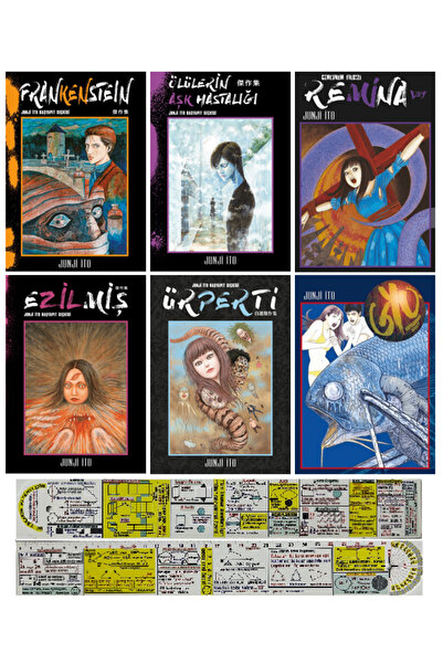 Gerekli Şeyler Yayıncılık Junji İto 6 Kitap Set / Frankenstein+Remina+Ezilmiş...