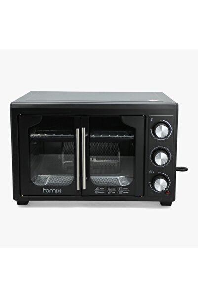HOMİX 3-in-1 1700W Double Door Electric Oven Black 25 Liter TY-A255BCLG