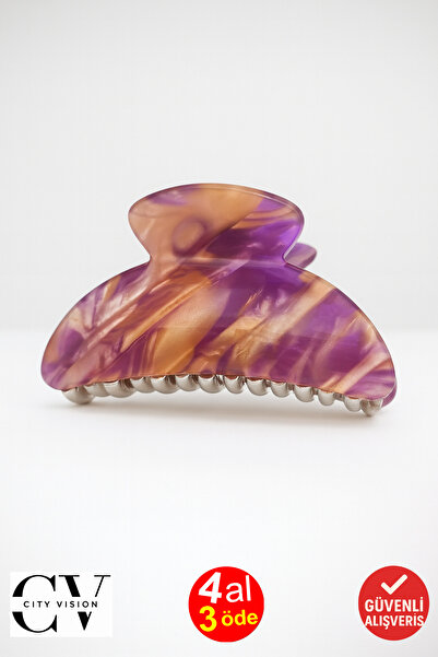 cityvision Μωβ μαρμάρινο σχέδιο 7 εκ. Κούμπωμα με κοκάλινο κούμπωμα - Κομψό κ...