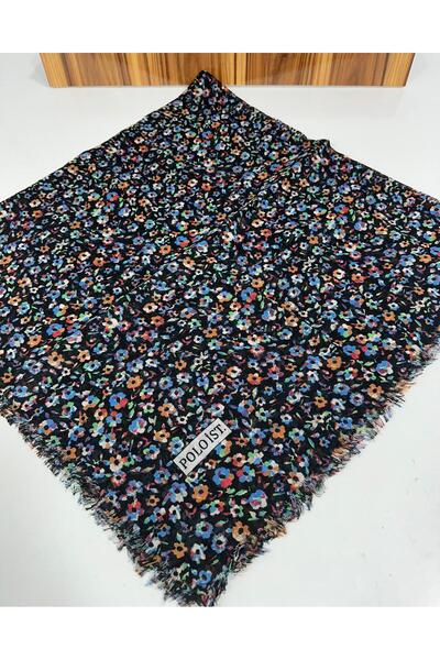 poloist Eșarfă din in cu model - 05653 19