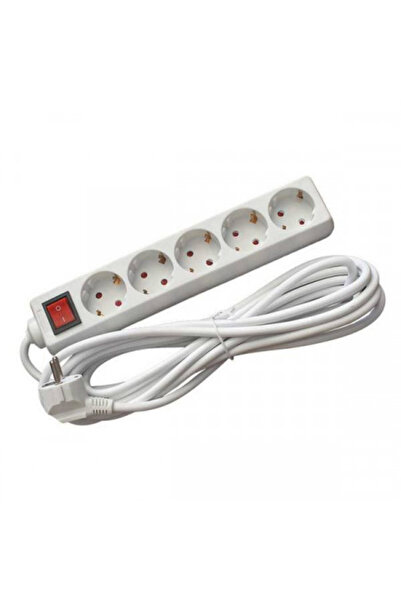 Poro Online Power Strip with 5 Sockets 1.5 Meters
