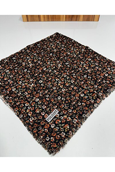 poloist وشاح كتان منقوش - 05652 03