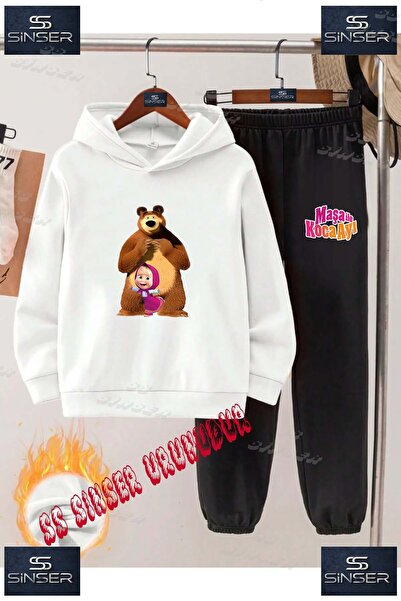 SS SİNSER Set de trening cu hanorac cu imprimeu special pentru copii, unisex,...