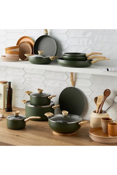 Generic Olivia Press Aluminium Kadai - 24 cm